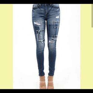 KanCan Jeans with Patches